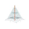 Lanová pyramida 5 m VVZ-PYR050