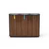 Trojitý odpadkový koš na separovaný odpad 3x50l HPL