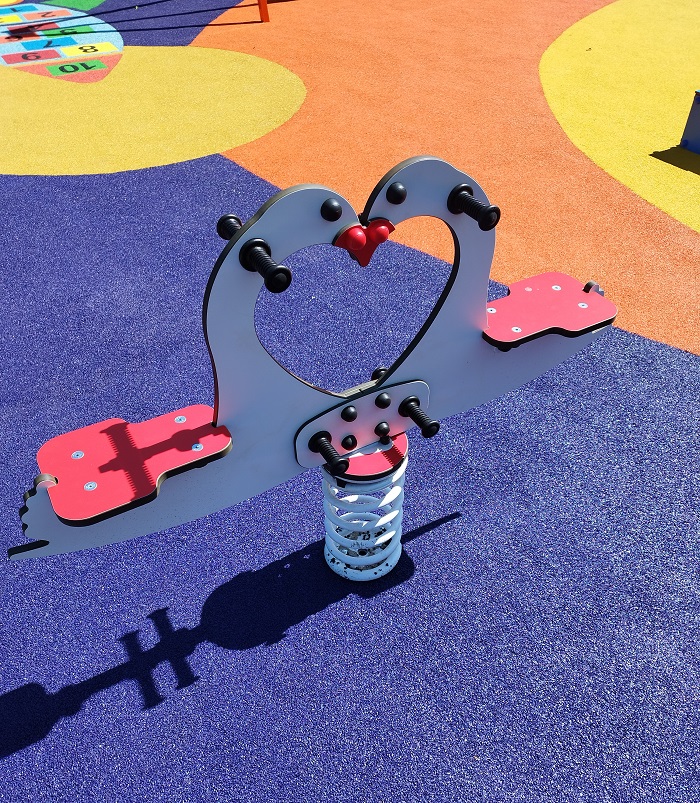 Pružinová houpačka Labutě VVZ-SH011