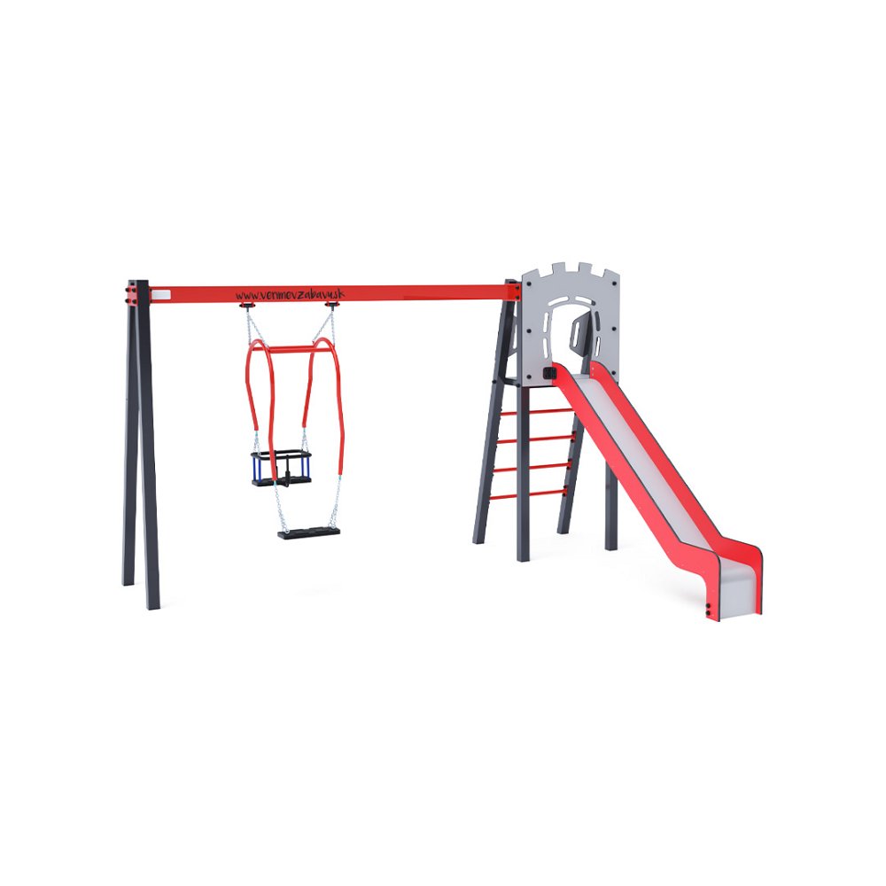 Skluzavka s houpačkou Matka a Dítě VVZ-A002