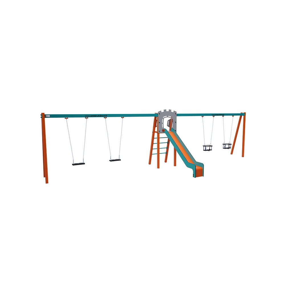Skluzavka s houpačkami VVZ-A005