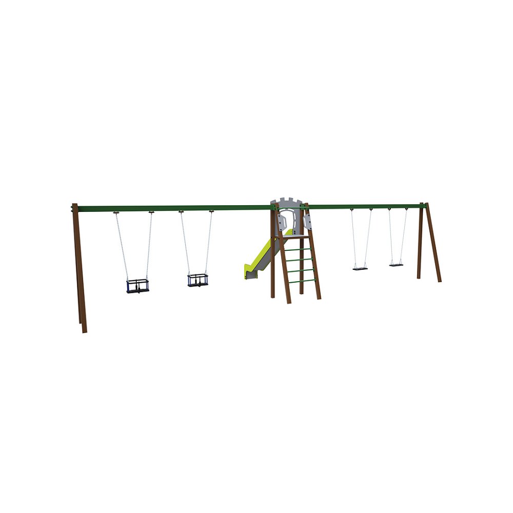 Skluzavka s houpačkami VVZ-A005