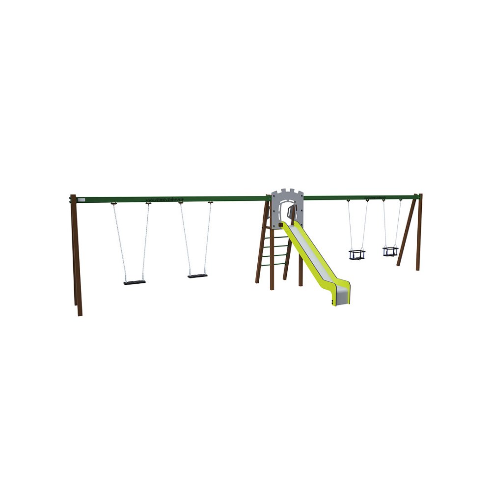 Skluzavka s houpačkami VVZ-A005