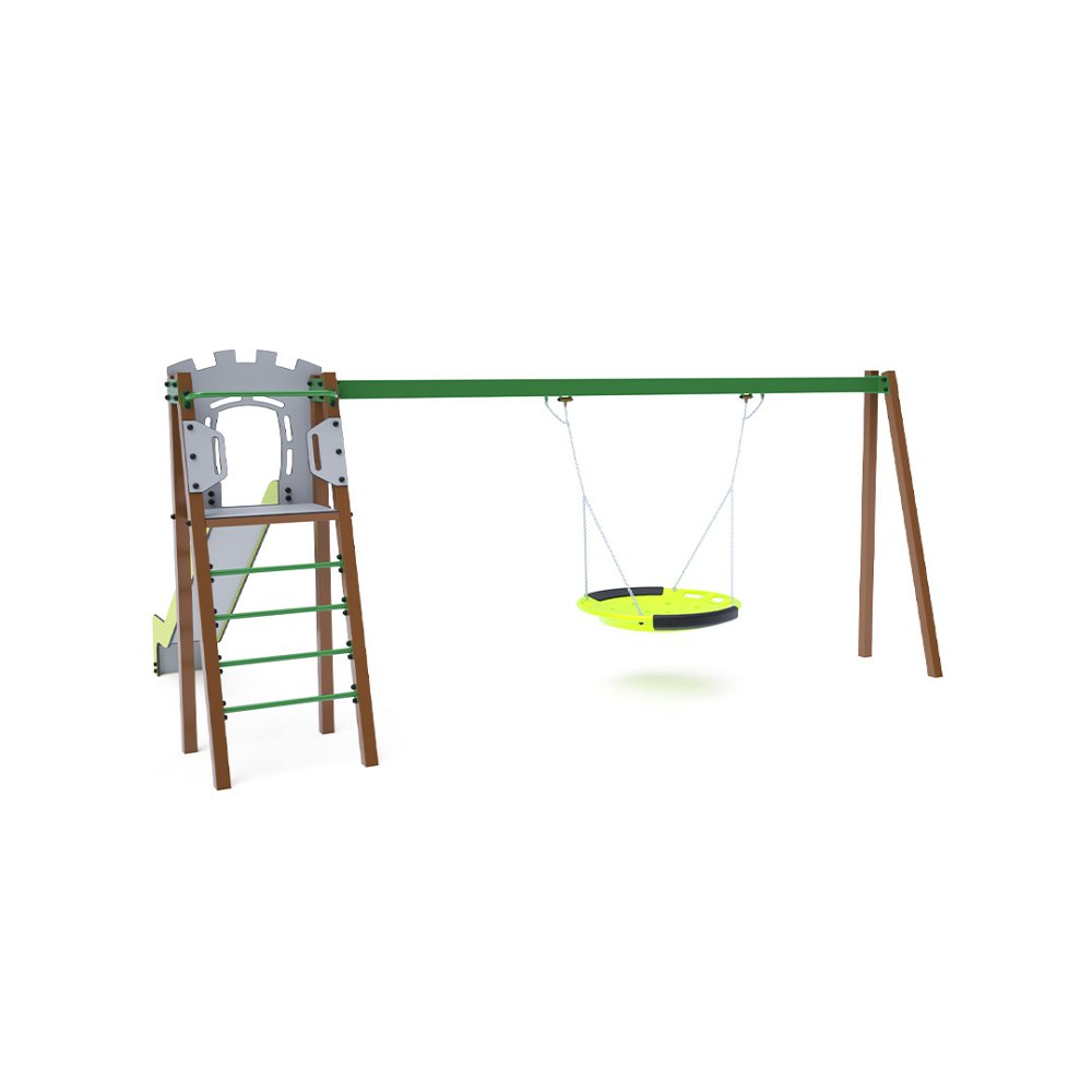 Skluzavka s houpačkami VVZ-A004