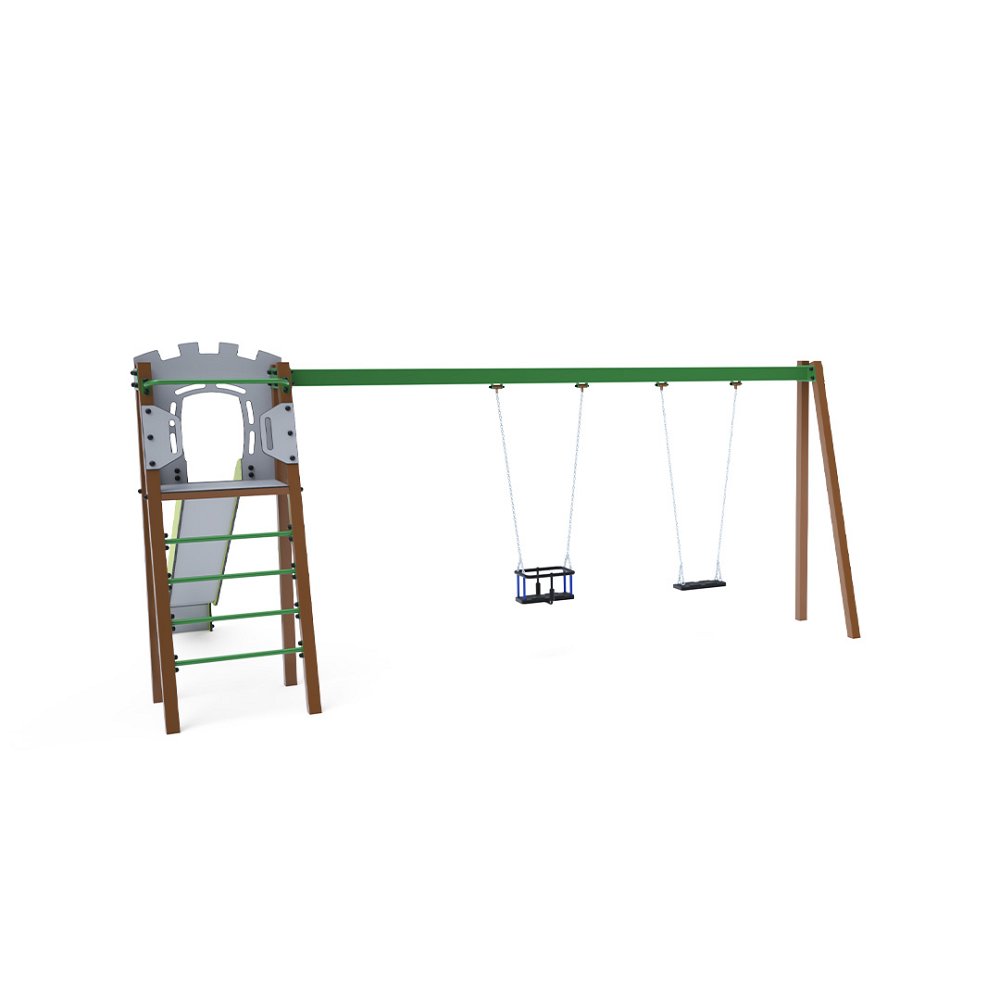 Skluzavka s houpačkami VVZ-A003