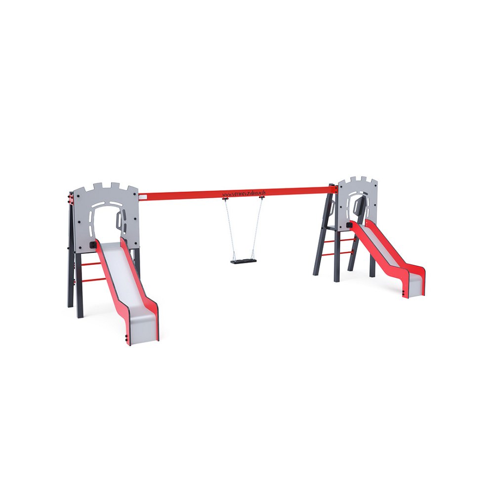 Skluzavka s houpačkami do 1m VVZ-A007
