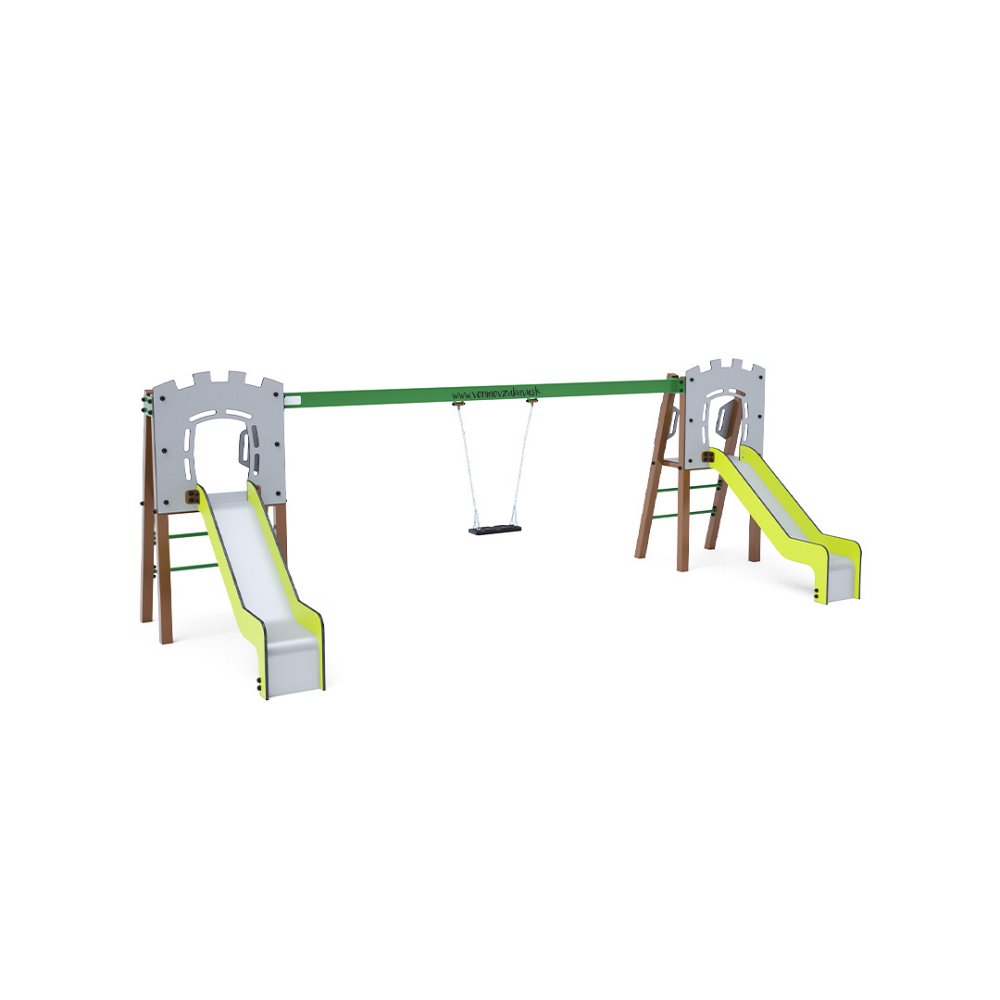 Skluzavka s houpačkami do 1m VVZ-A007