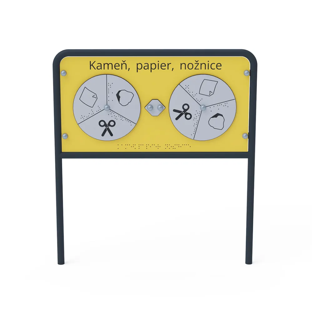 Edukační panel Kámen, nůžky, papír VVZ-EDU015