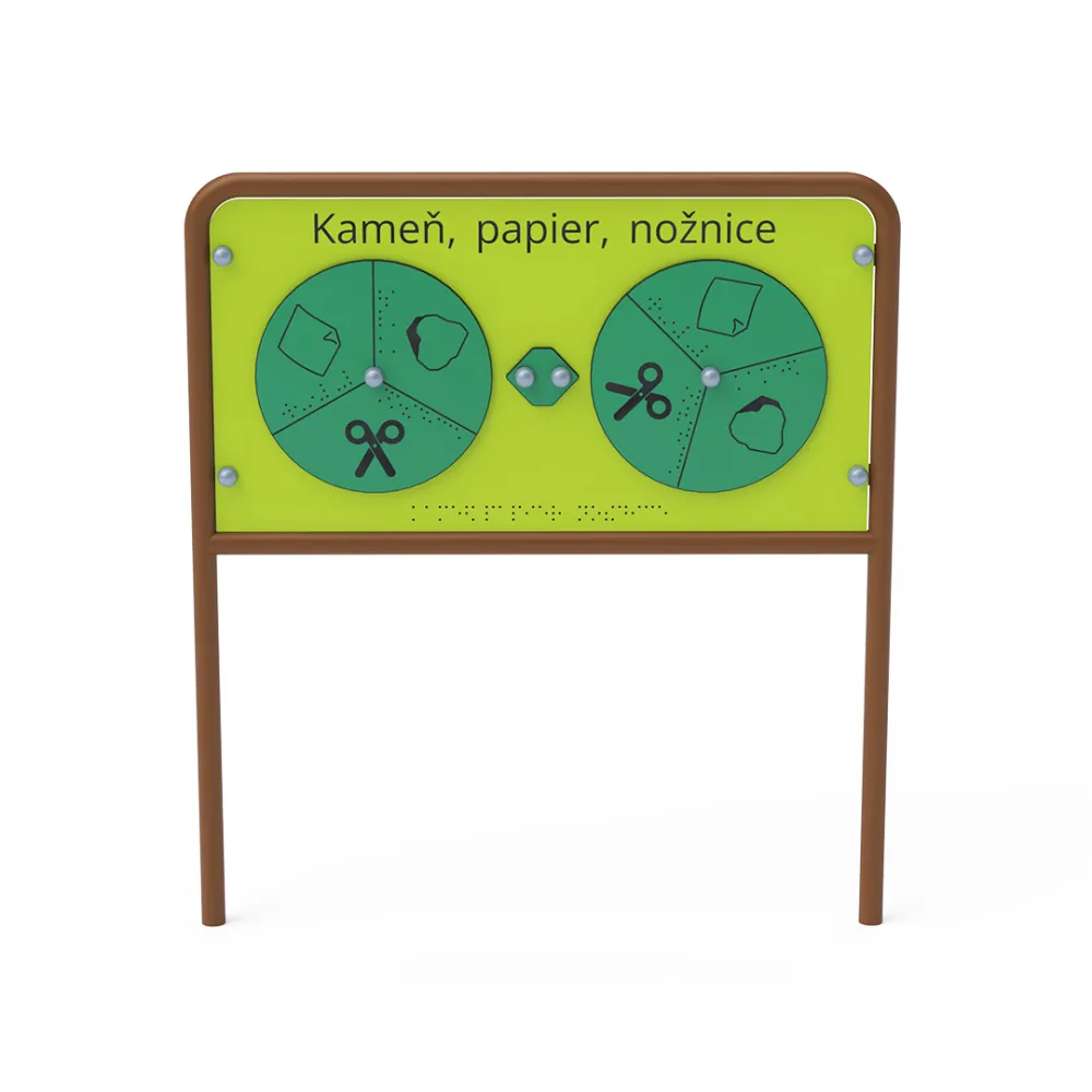 Edukační panel Kámen, nůžky, papír VVZ-EDU015