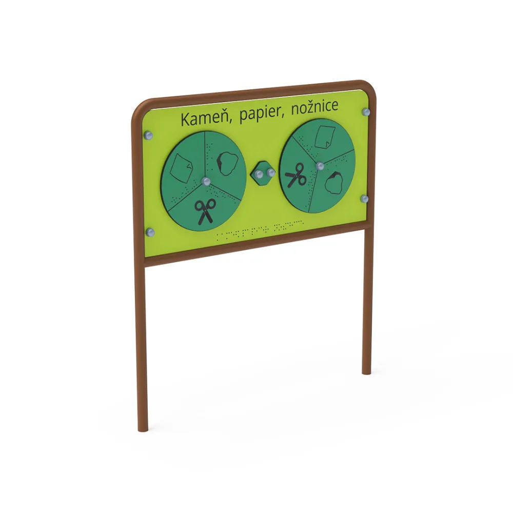 Edukační panel Kámen, nůžky, papír VVZ-EDU015