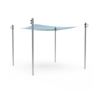 Stínění a zakrytí pískoviště