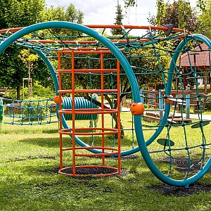 Moderní hřiště v obci Pohranice Moderní hřiště v obci Pohranice